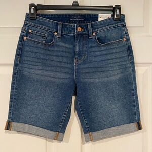 Talbots 9” Boyfriend Denim Shorts